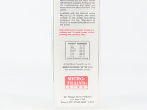 N Scale Micro-Trains 21230 British Columbia Railway 40' Plug Door Box Car RTR
