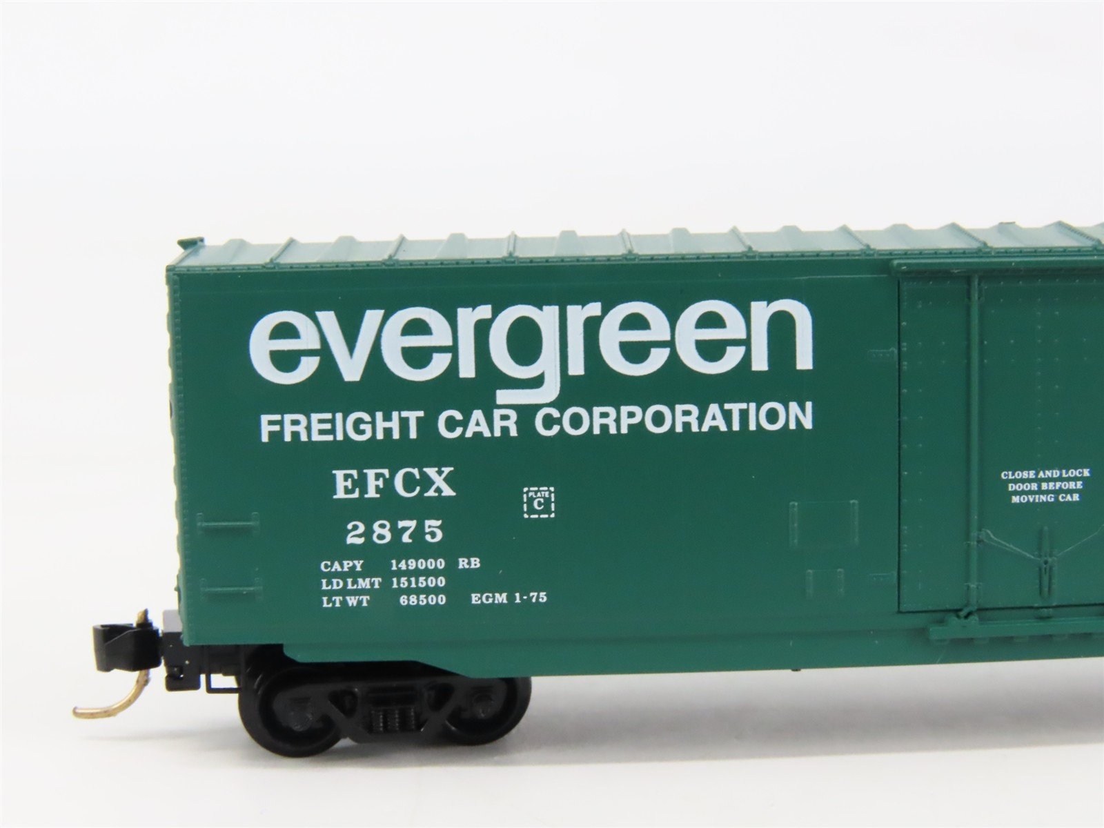 N Scale Micro-Trains 38260 Evergreen Freight Car Corporation 50' Box Car RTR