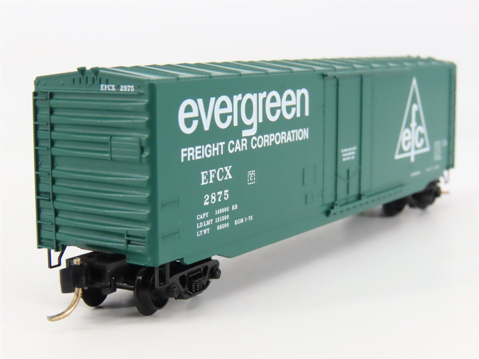 N Scale Micro-Trains 38260 Evergreen Freight Car Corporation 50' Box Car RTR