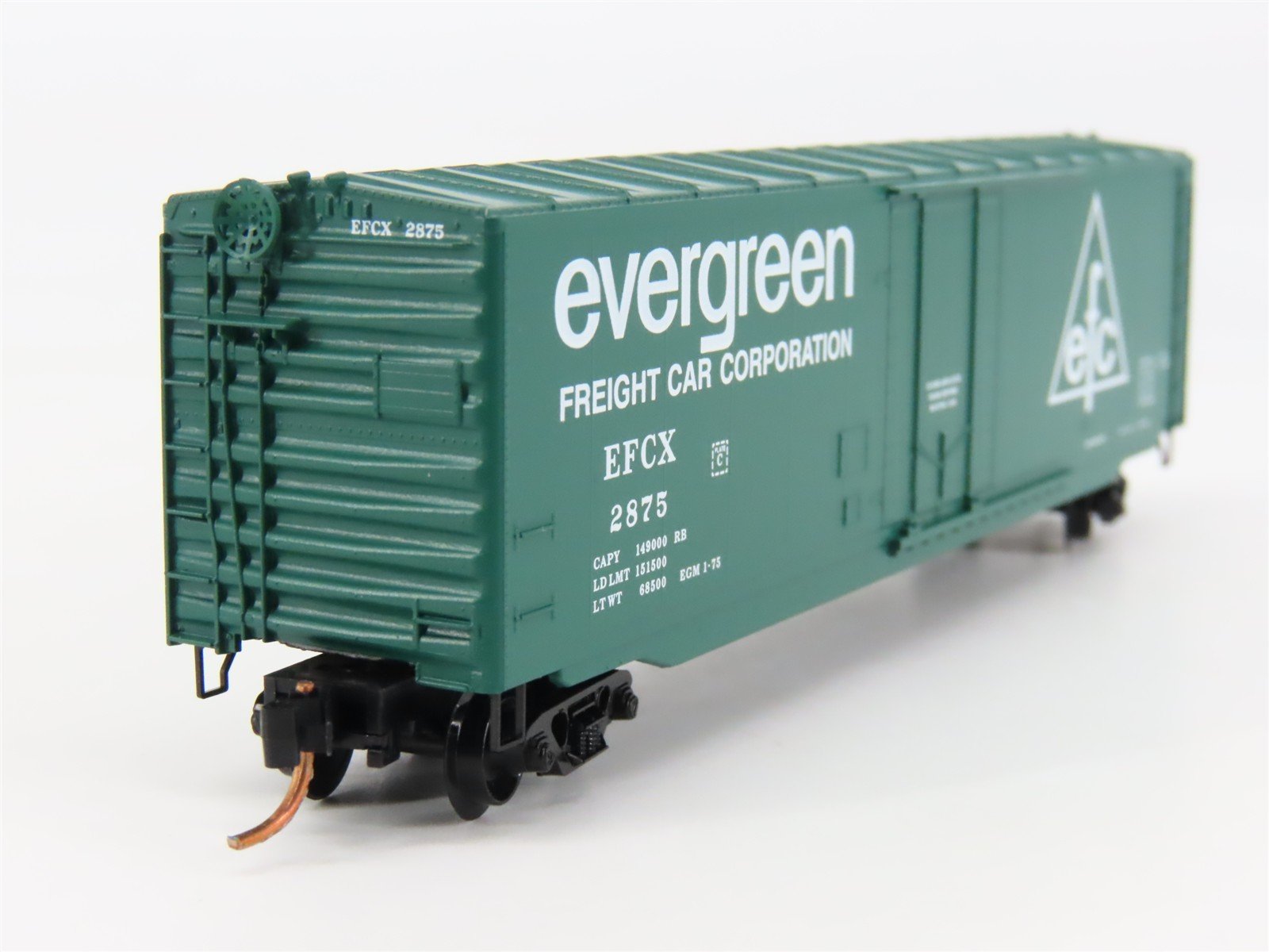 N Scale Micro-Trains 38260 Evergreen Freight Car Corporation 50' Box Car RTR