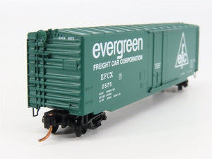 N Scale Micro-Trains 38260 Evergreen Freight Car Corporation 50' Box Car RTR
