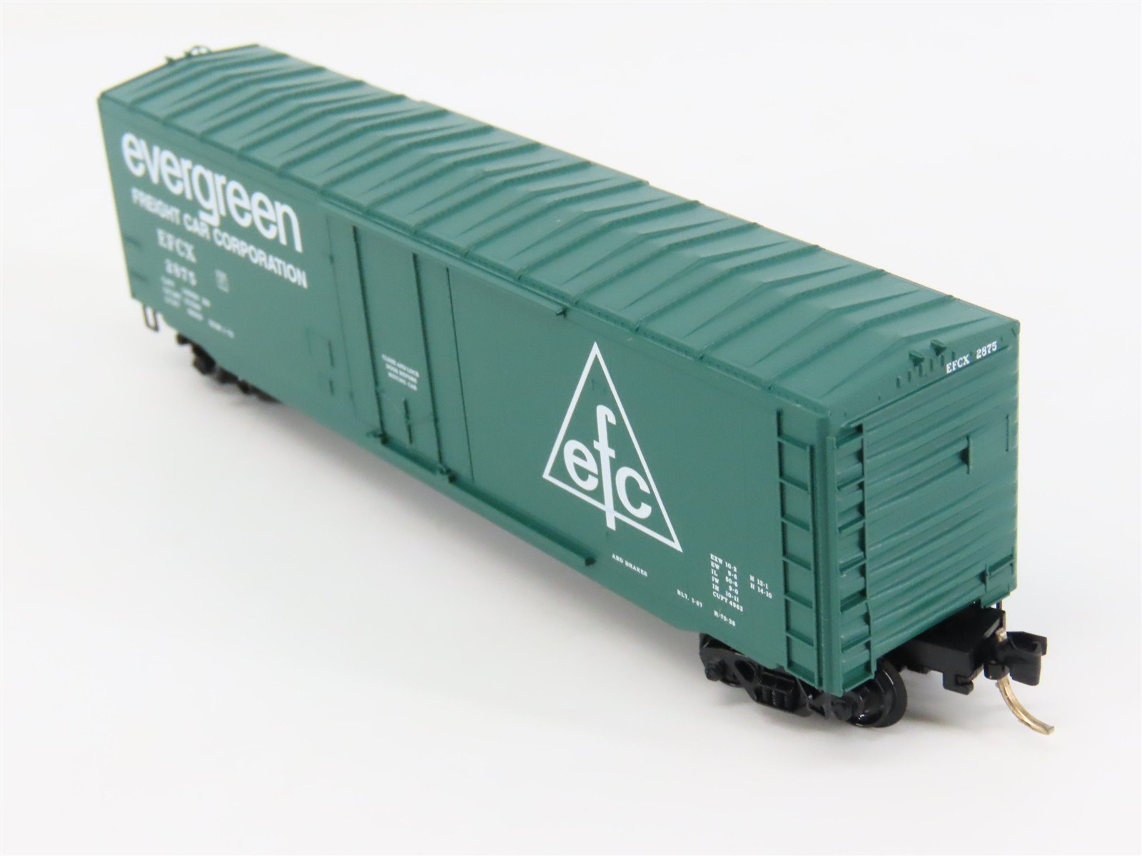 N Scale Micro-Trains 38260 Evergreen Freight Car Corporation 50' Box Car RTR