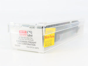 N Scale Micro-Trains 38260 Evergreen Freight Car Corporation 50' Box Car RTR