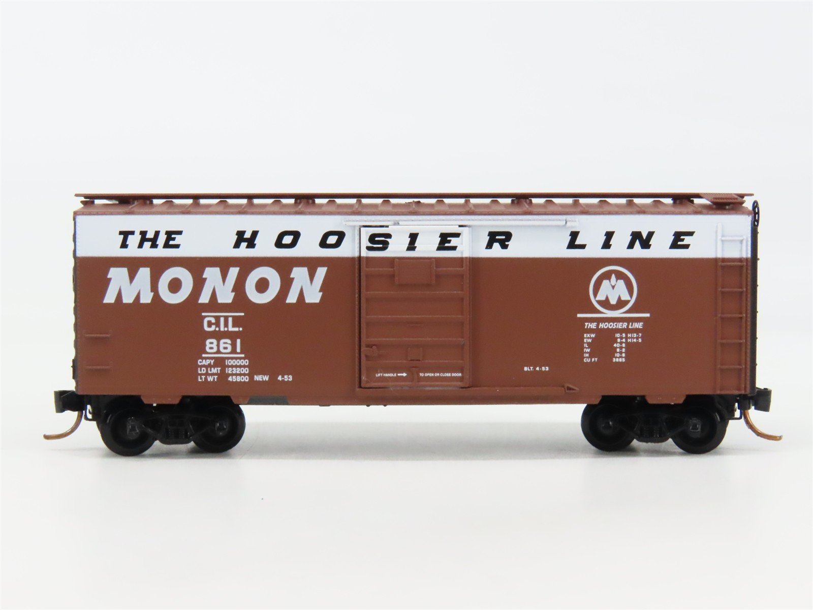 N Scale Micro-Trains 20486 CIL Monon 40' Box Car 861 RTR