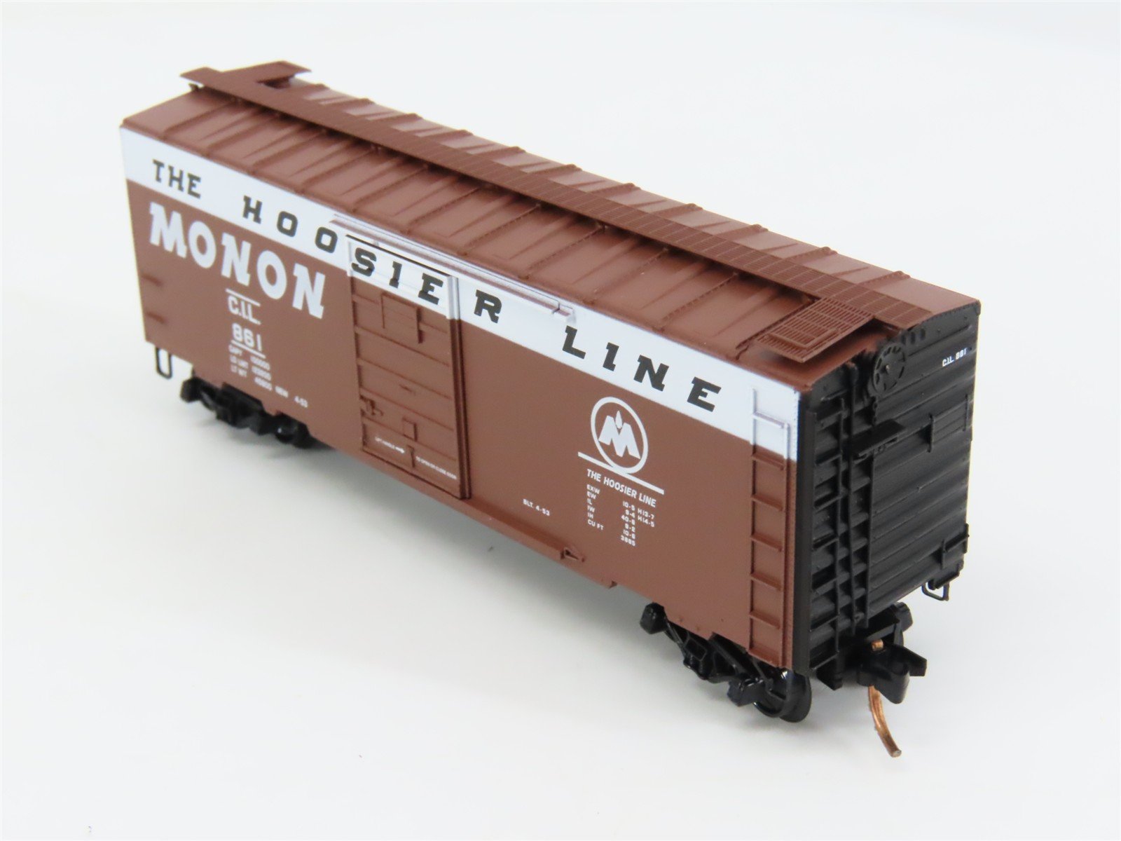 N Scale Micro-Trains 20486 CIL Monon 40' Box Car 861 RTR