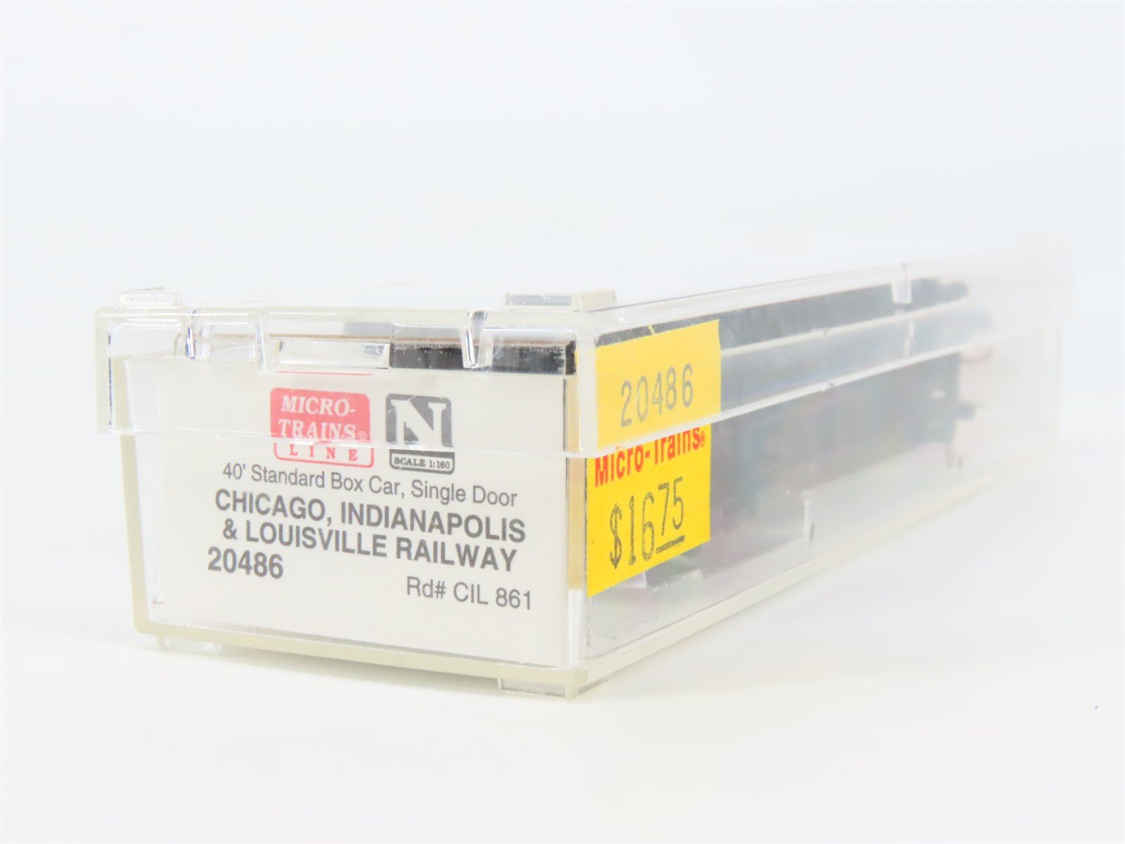 N Scale Micro-Trains 20486 CIL Monon 40' Box Car 861 RTR