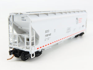 N Scale Micro-Trains 94140 Soo Line 3-Bay Covered Hopper 119145 RTR