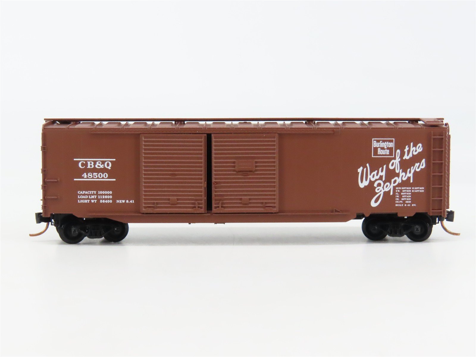 N Scale Micro-Trains 78090 Chicago, Burlington & Quincy 50' Auto Box Car RTR