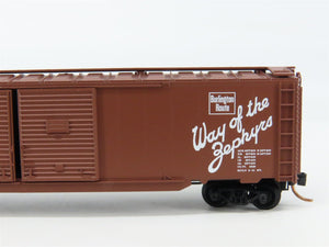 N Scale Micro-Trains 78090 Chicago, Burlington & Quincy 50' Auto Box Car RTR