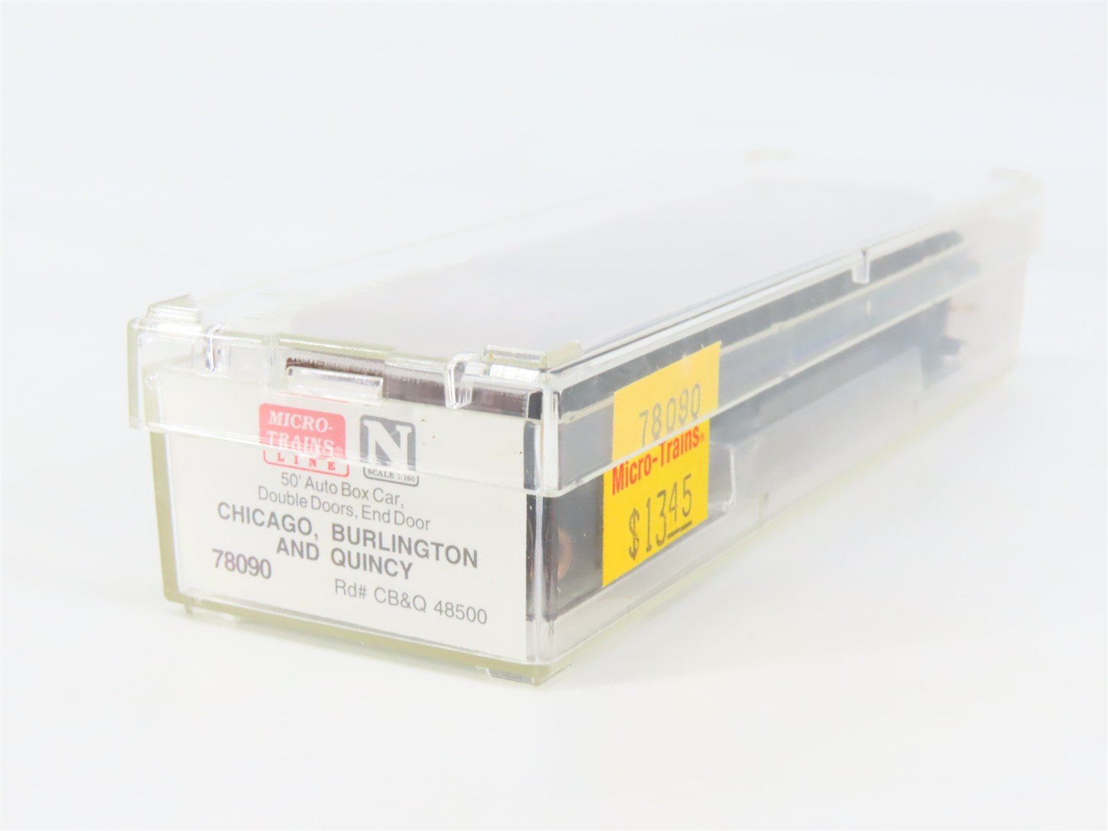 N Scale Micro-Trains 78090 Chicago, Burlington & Quincy 50' Auto Box Car RTR
