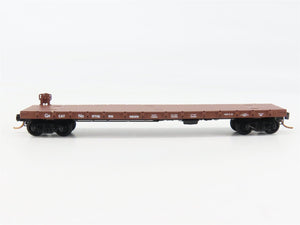 N Scale Micro-Trains 44010 GN Great Northern 50' Straight Side Flat Car RTR