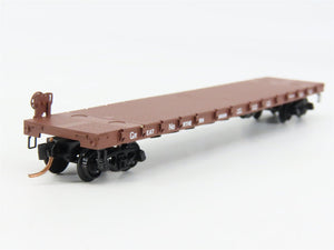 N Scale Micro-Trains 44010 GN Great Northern 50' Straight Side Flat Car RTR