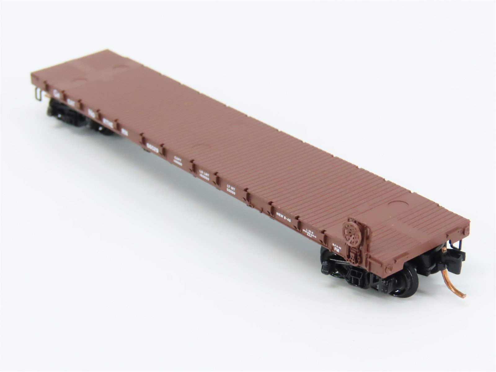 N Scale Micro-Trains 44010 GN Great Northern 50' Straight Side Flat Car RTR