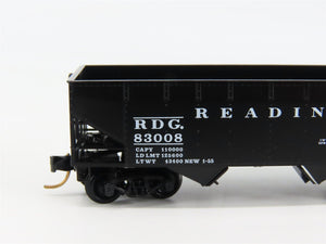 N Scale Micro-Trains 55310 RDG Reading 33' 2-Bay Hopper 83008 RTR