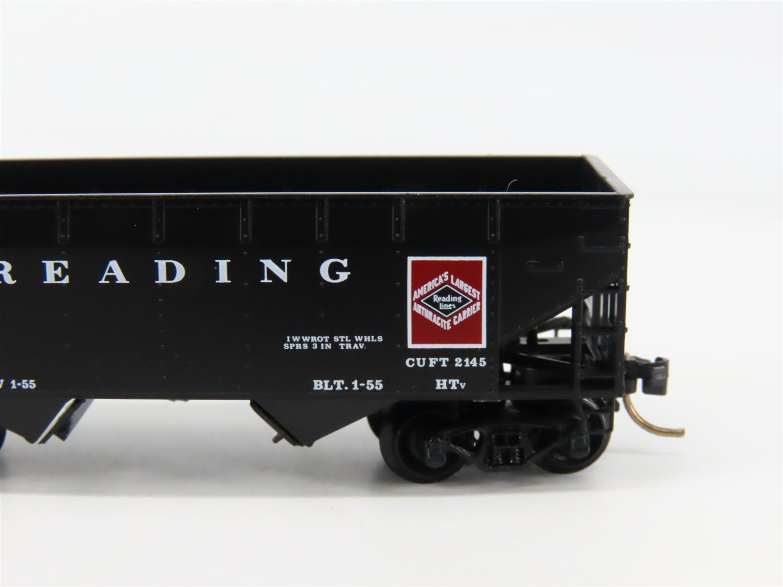 N Scale Micro-Trains 55310 RDG Reading 33' 2-Bay Hopper 83008 RTR