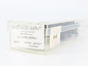 N Scale Micro-Trains 55310 RDG Reading 33' 2-Bay Hopper 83008 RTR