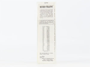 N Scale Micro-Trains 51010 CP Canadian Pacific 34' Wood-Sheathed Caboose RTR