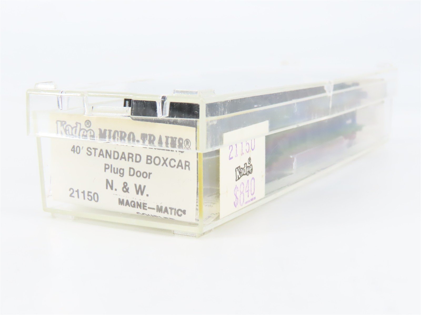N Scale Micro-Trains 21150 NW Norfolk & Western 40' Plug Door Box Car 47500 RTR