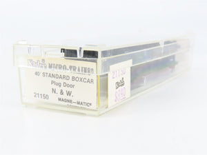N Scale Micro-Trains 21150 NW Norfolk & Western 40' Plug Door Box Car 47500 RTR