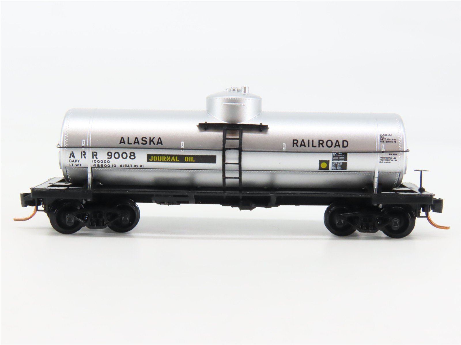 N Scale Micro-Trains 06500270 ARR Alaska Railroad 39' Tank Car 9008 RTR