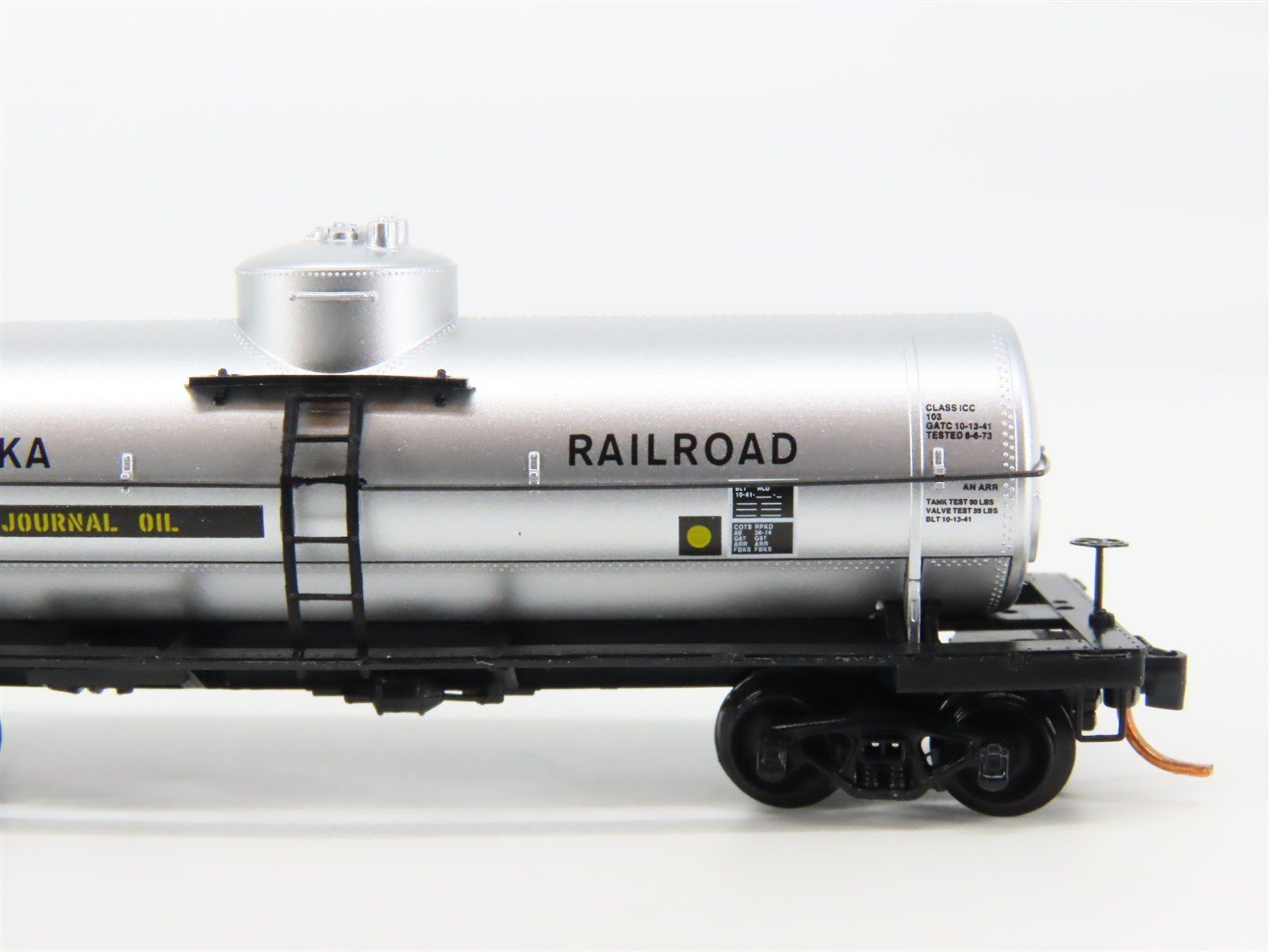 N Scale Micro-Trains 06500270 ARR Alaska Railroad 39' Tank Car 9008 RTR