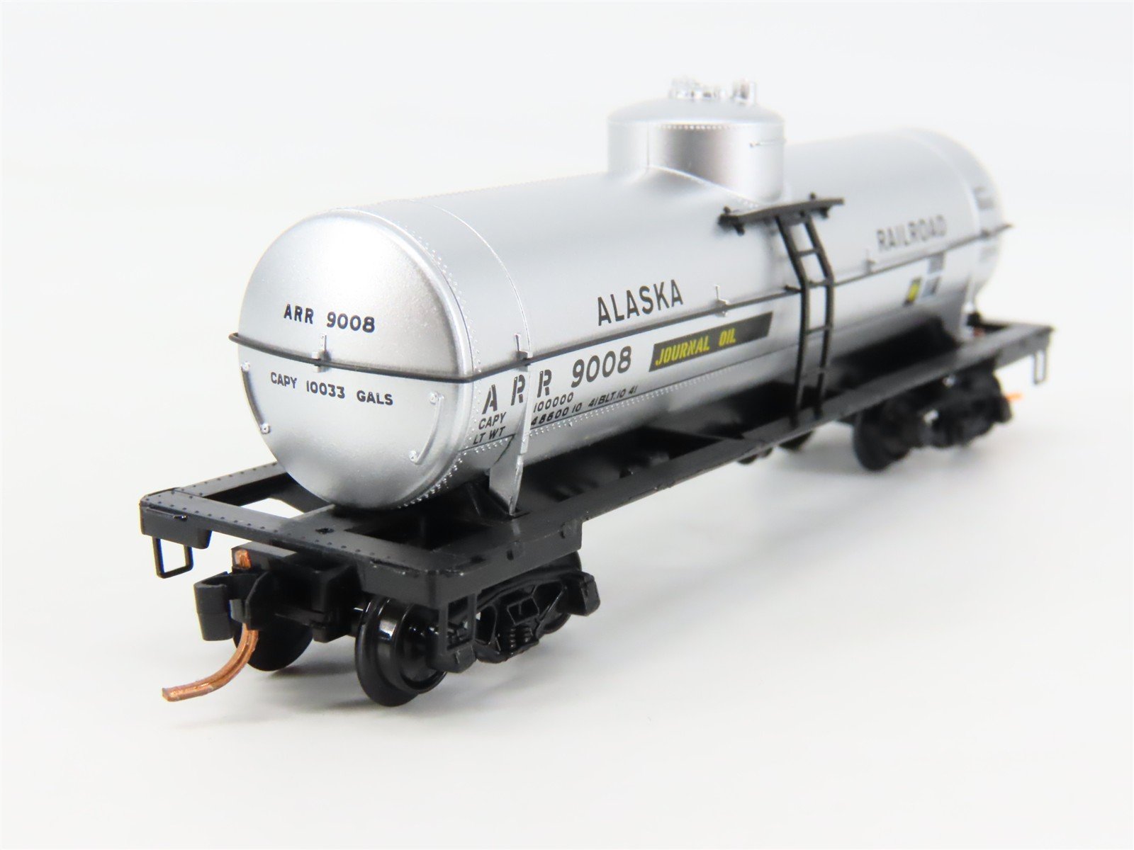 N Scale Micro-Trains 06500270 ARR Alaska Railroad 39' Tank Car 9008 RTR