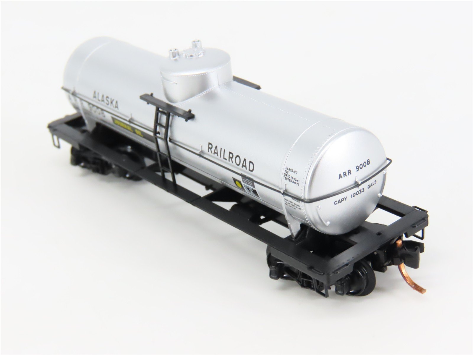 N Scale Micro-Trains 06500270 ARR Alaska Railroad 39' Tank Car 9008 RTR