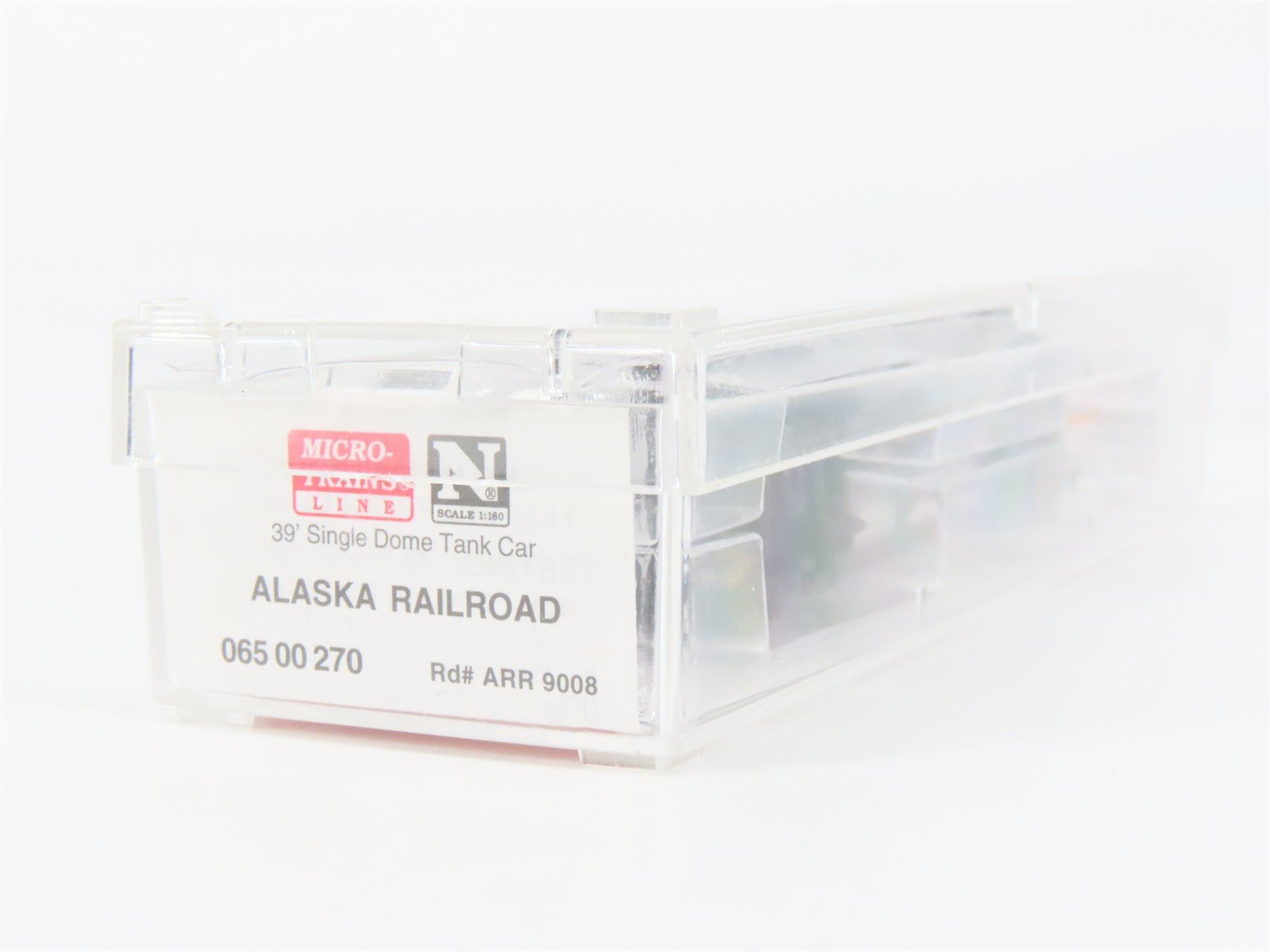 N Scale Micro-Trains 06500270 ARR Alaska Railroad 39' Tank Car 9008 RTR