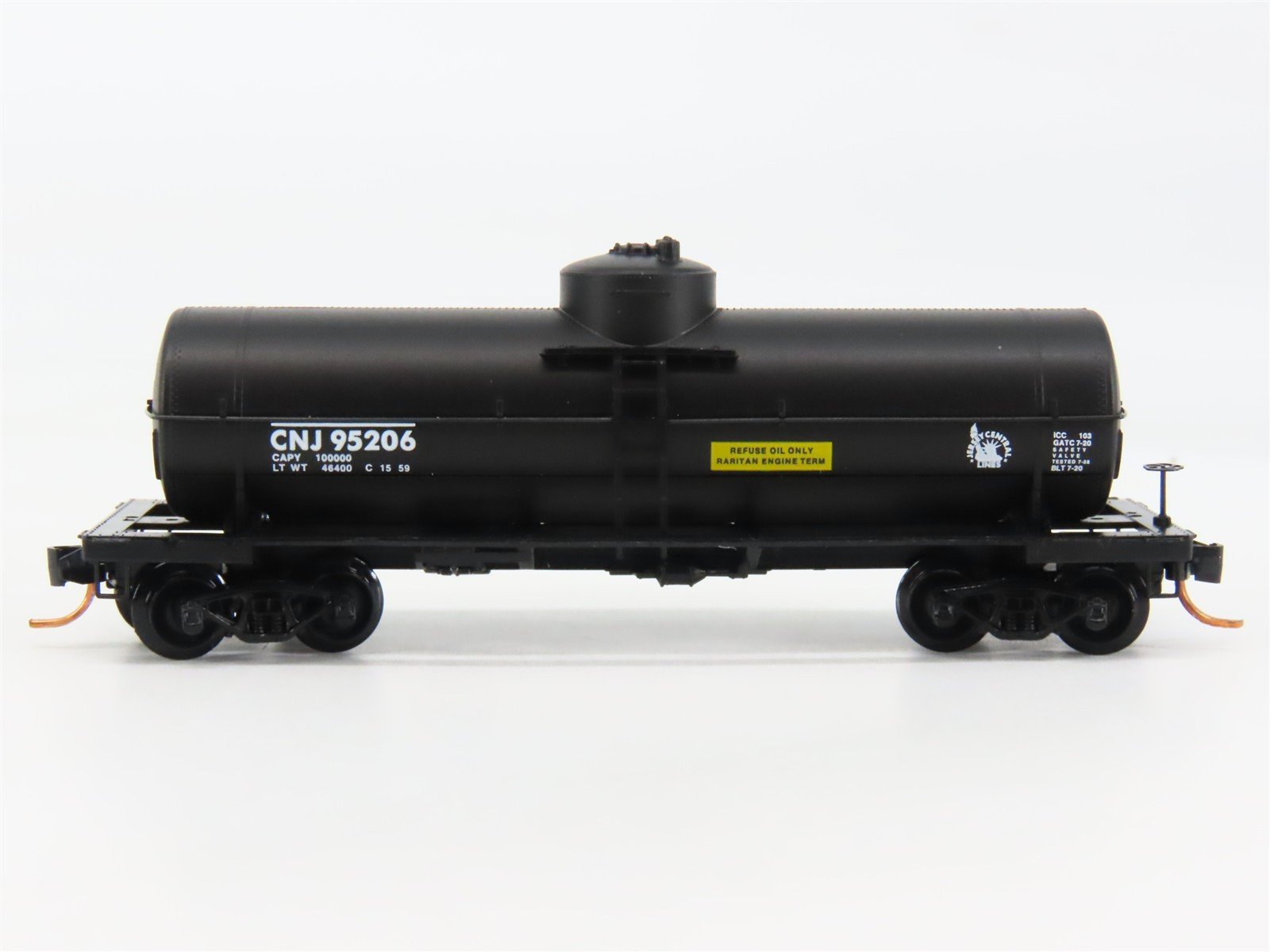 N Scale Micro-Trains 06500290 Central of New Jersey 39' Single Dome Tank Car RTR