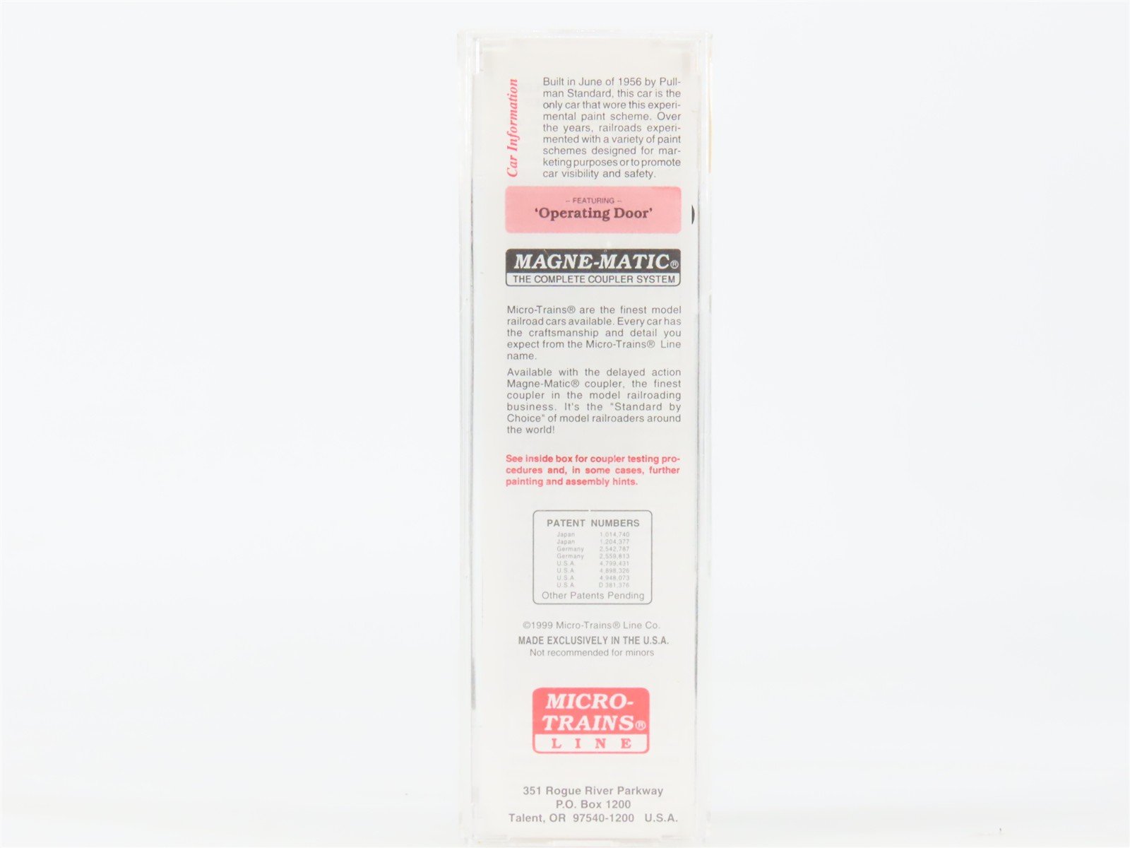 N Scale Micro-Trains 20400 BM Boston & Maine 40' Box Car 74706 RTR