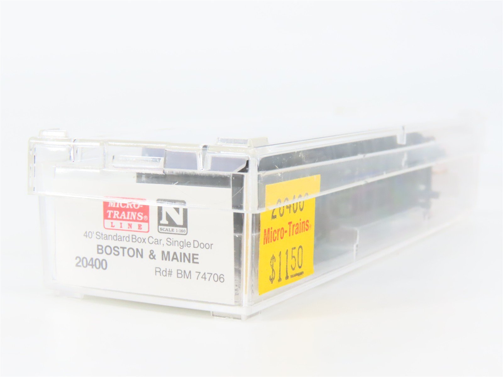 N Scale Micro-Trains 20400 BM Boston & Maine 40' Box Car 74706 RTR
