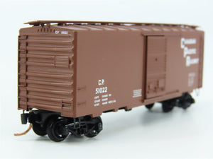 N Scale Micro-Trains 20436 CP Canadian Pacific 40' Box Car 51022 RTR