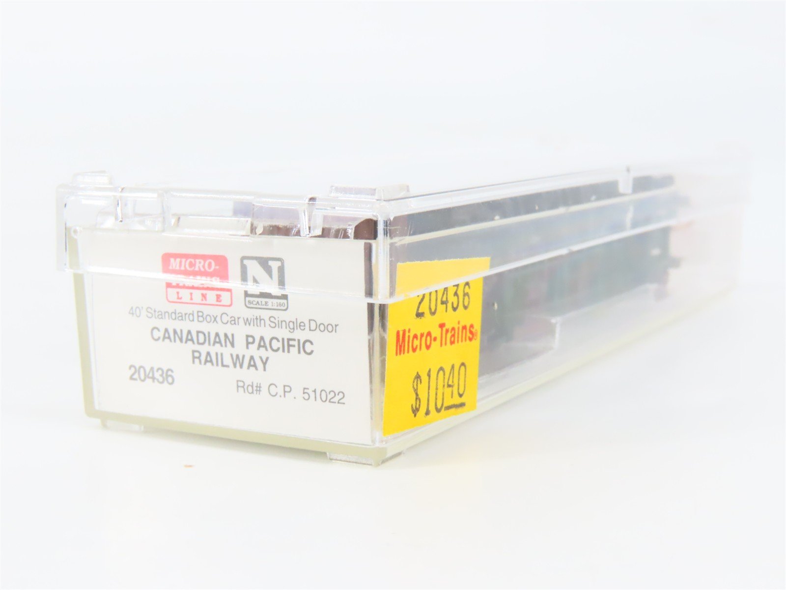N Scale Micro-Trains 20436 CP Canadian Pacific 40' Box Car 51022 RTR