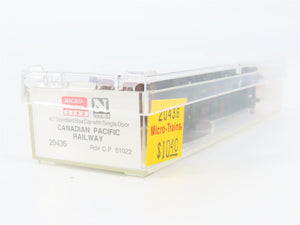 N Scale Micro-Trains 20436 CP Canadian Pacific 40' Box Car 51022 RTR