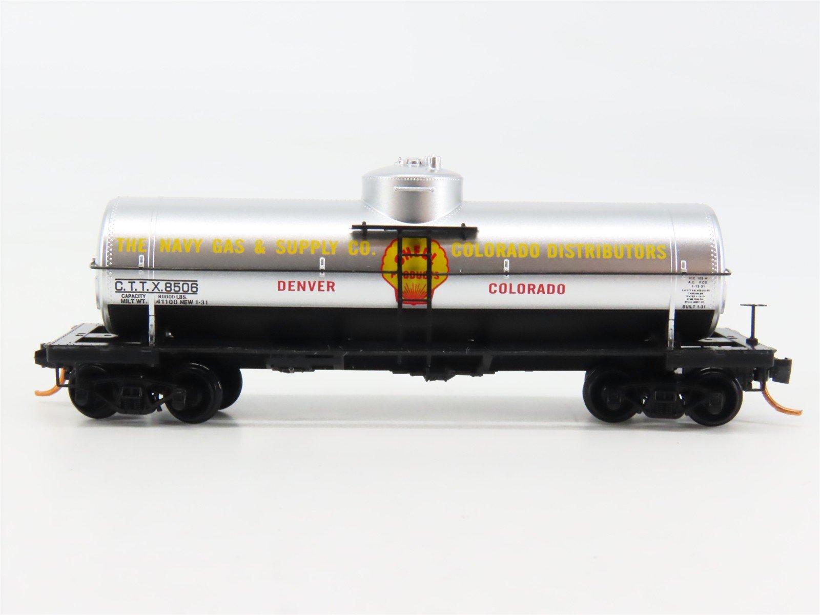 N Scale Micro-Trains 06500790 CTTX Navy Gas & Supply 39' Tank Car 8506 RTR