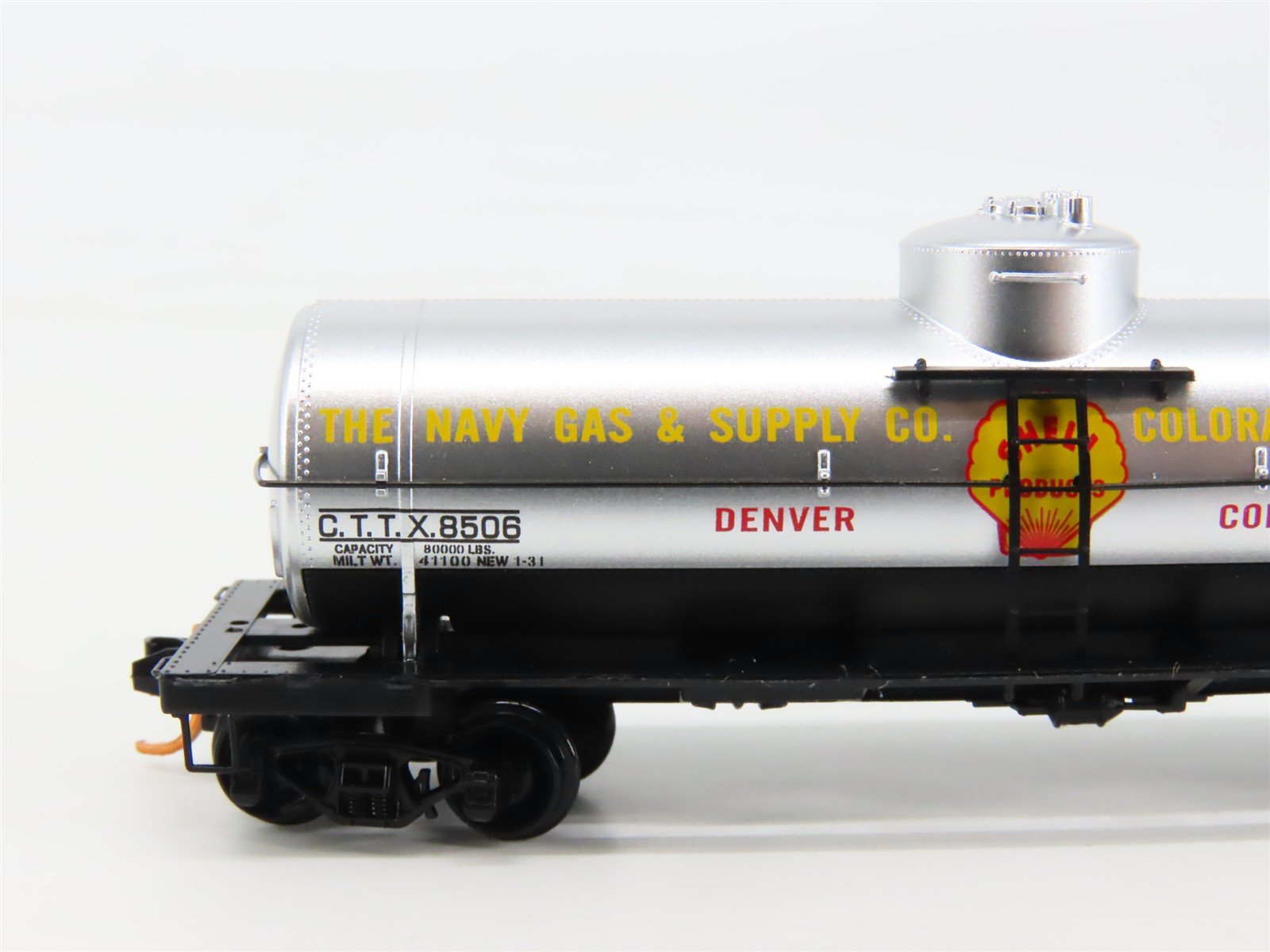 N Scale Micro-Trains 06500790 CTTX Navy Gas & Supply 39' Tank Car 8506 RTR