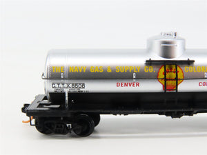 N Scale Micro-Trains 06500790 CTTX Navy Gas & Supply 39' Tank Car 8506 RTR