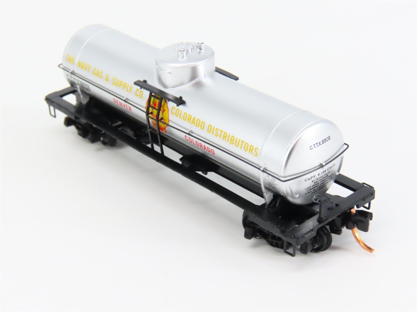 N Scale Micro-Trains 06500790 CTTX Navy Gas & Supply 39' Tank Car 8506 RTR