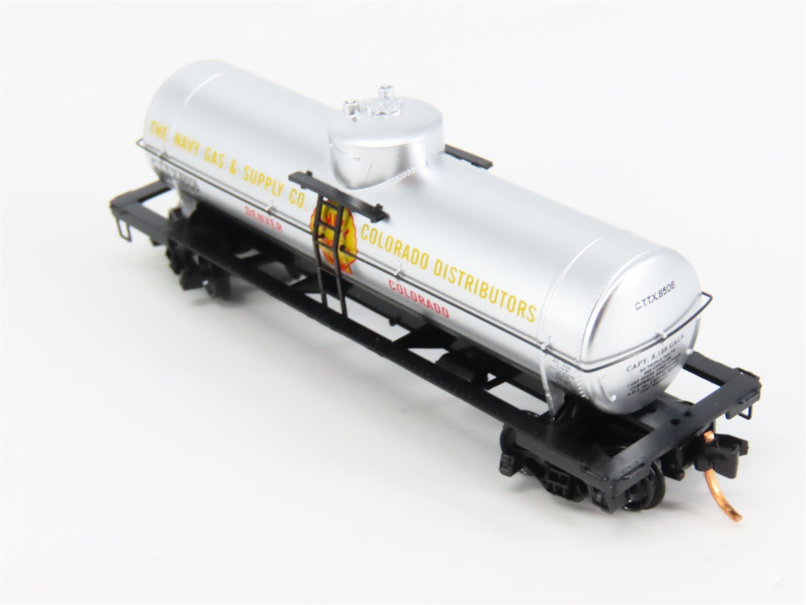 N Scale Micro-Trains 06500790 CTTX Navy Gas & Supply 39' Tank Car 8506 RTR