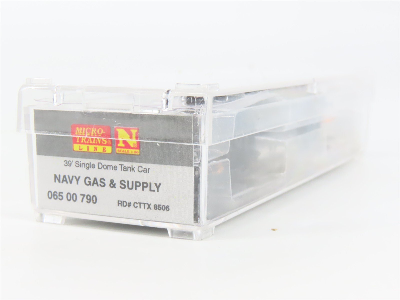N Scale Micro-Trains 06500790 CTTX Navy Gas & Supply 39' Tank Car 8506 RTR