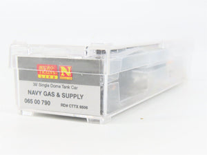 N Scale Micro-Trains 06500790 CTTX Navy Gas & Supply 39' Tank Car 8506 RTR