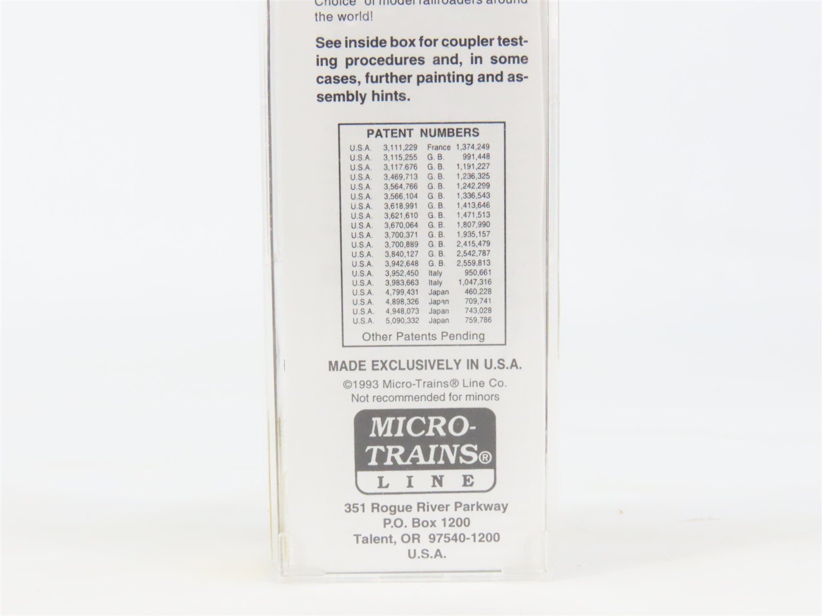N Scale Micro-Trains 25310 MILW Milwaukee Road 50' Box Car 50851 RTR