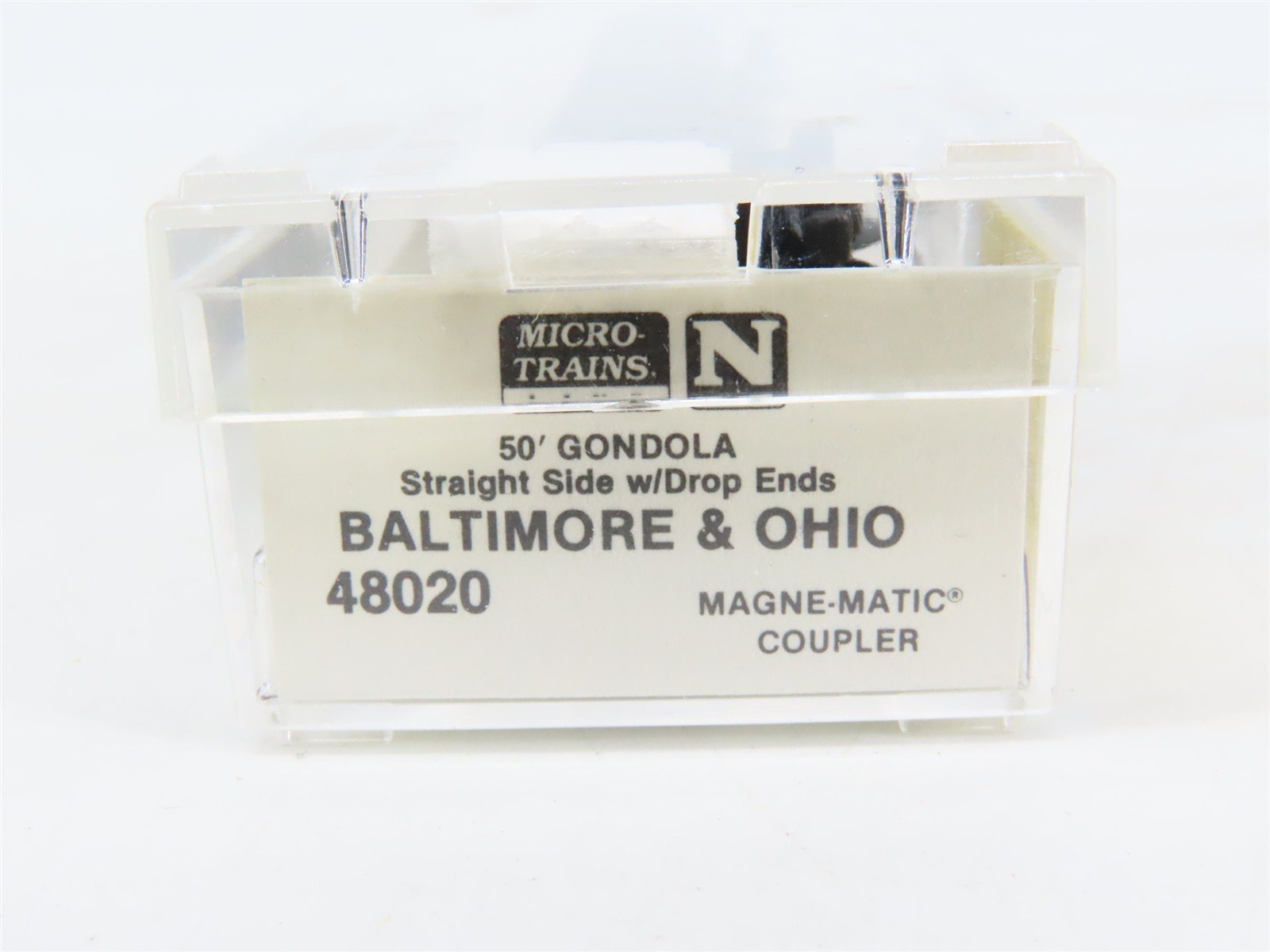 N Scale Micro-Trains 48020 B&O Baltimore & Ohio 50' Gondola 557100 RTR