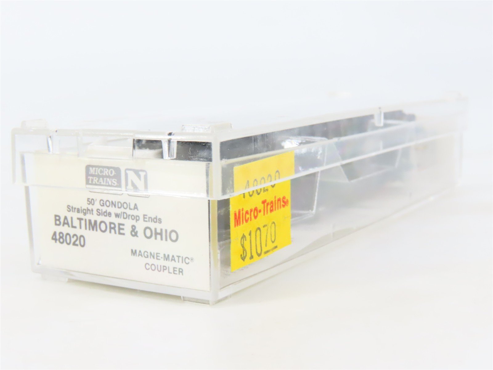 N Scale Micro-Trains 48020 B&O Baltimore & Ohio 50' Gondola 557100 RTR