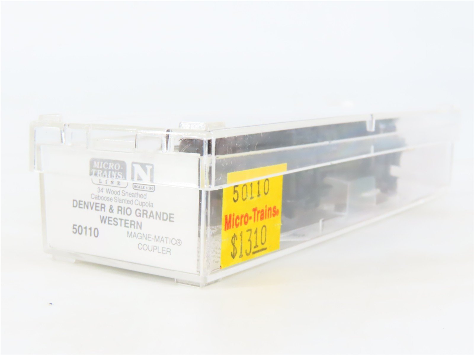 N Scale Micro-Trains 50110 34' Wood Sheathed Caboose Slanted Cupola RTR