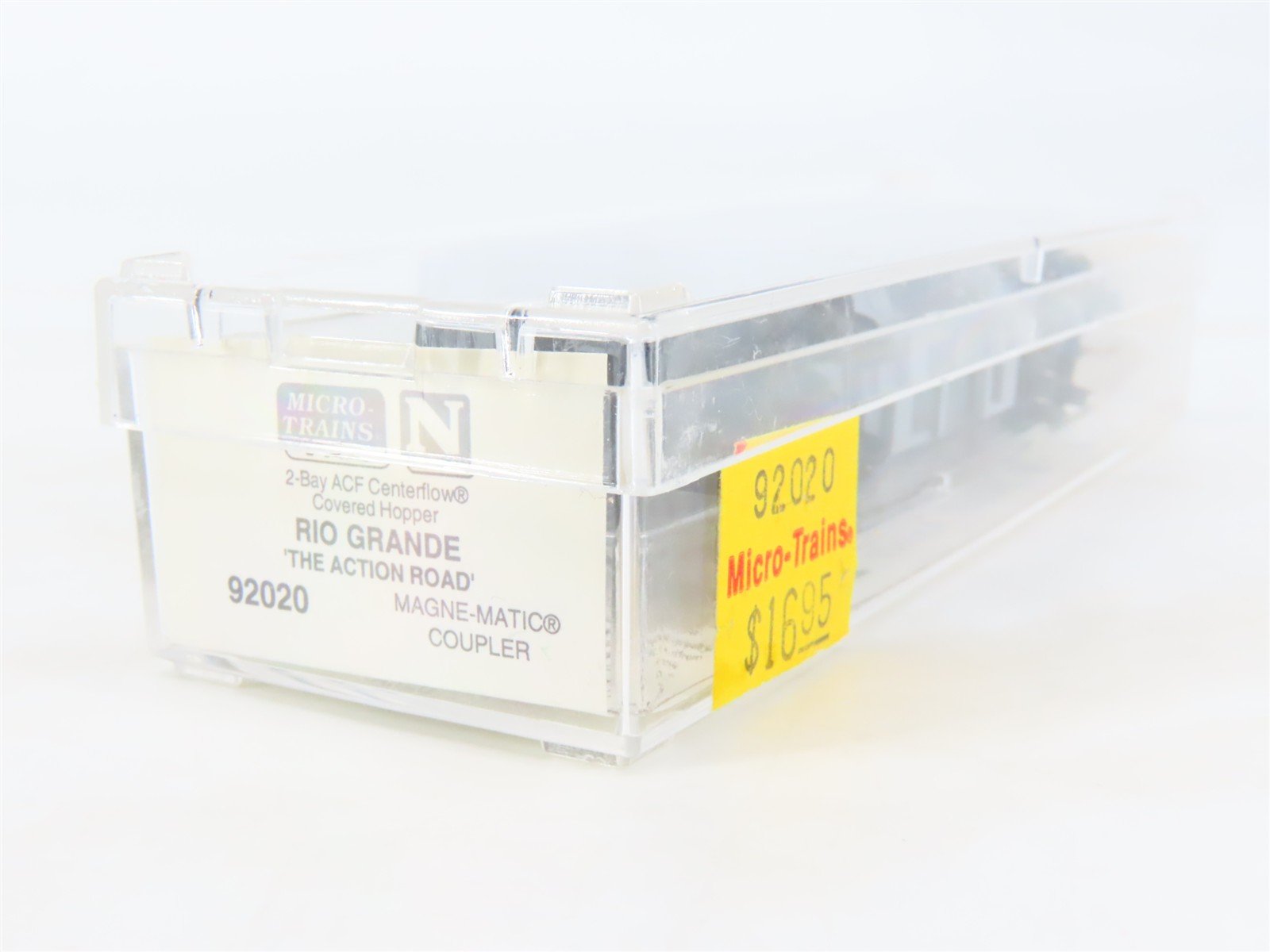 N Scale Micro-Trains 92020 D&RGW Rio Grande 2-Bay Covered Hopper 10099 RTR