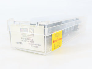 N Scale Micro-Trains 92020 D&RGW Rio Grande 2-Bay Covered Hopper 10099 RTR