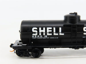 N Scale Micro-Trains 06500830 SEPX Shell Oil Co. 39' Single Dome Tank Car 16 RTR