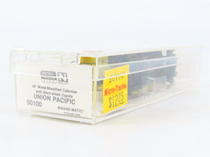 N Scale Micro-Trains 50100 UP Union Pacific 34' Wood-Sheathed Caboose 3232 RTR