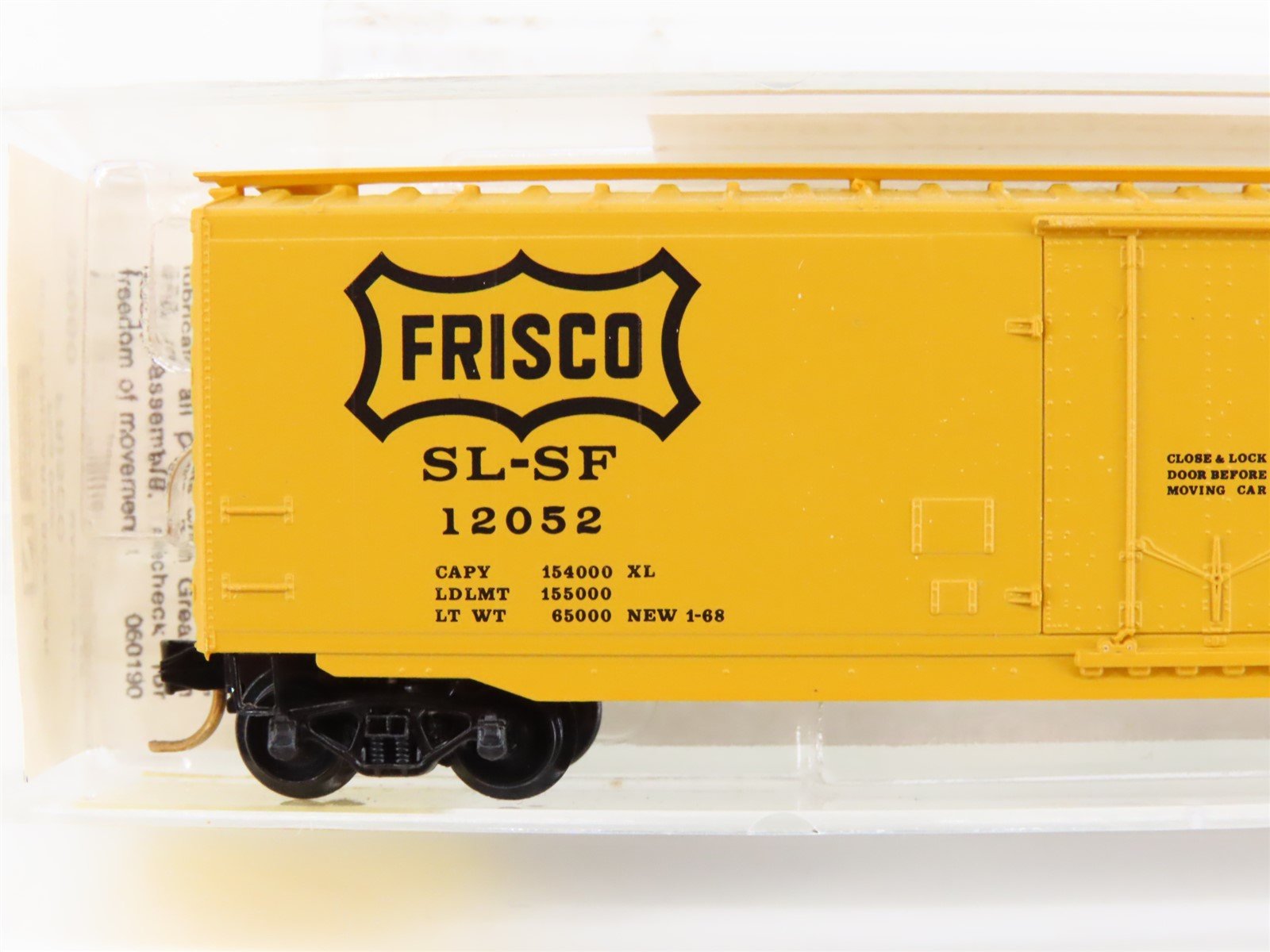 N Scale Micro-Trains 32060 SL-SF Frisco 50' Plug Door Box Car 12052 RTR